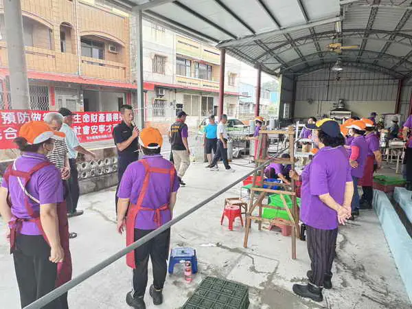 端午佳節警民同樂防詐宣導深入斗六長安里施瓜寮社區