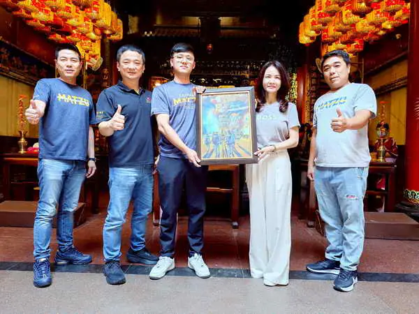 太平媽護佑警員金榜題名虔備三獻敬品還願謝恩
