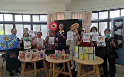 心手相織·綻放生命的力量-中彰榮家辦理女性長者生命整合團體用創作編織晚年光采