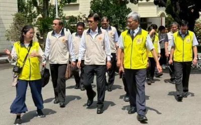 輔導會主任委員嚴德發視導中彰榮家辦理「輔導會成立71周年暨第47屆榮民節慶祝活動」籌備情形