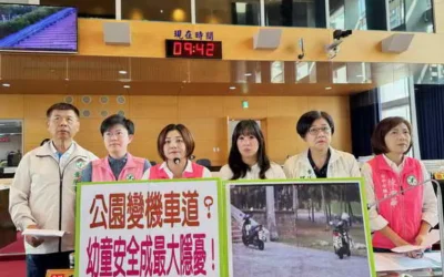 東峰公園成「機車道」?幼童安全亮紅燈