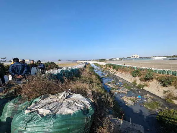 劉建國爭取中央四億元整治經費二崙新庄子大排治理工程今正式動工