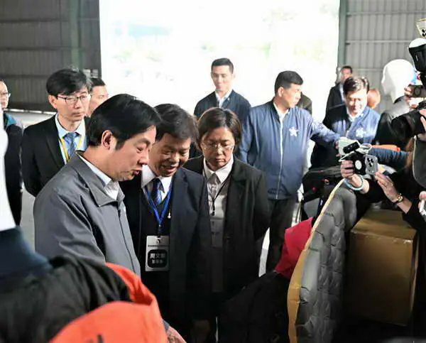 賴總統蒞臨彰化關心紡織產業縣府籲中央加強支持傳統產業轉型
