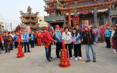 雲林縣定民俗五股開臺尊王過爐大典登場 傳承百年香路與庄頭情誼