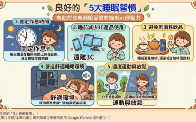 世界睡眠日提醒:規律睡眠守護身心健康 草屯療養院教你5大睡眠秘訣