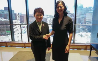 女力首長相會波士頓!盧市長與吳弭市長深度交流市政 牽起台灣淵源