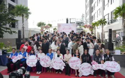 縣長張麗善主持「114年集團結婚」 鼓勵35對新人「增產報國」