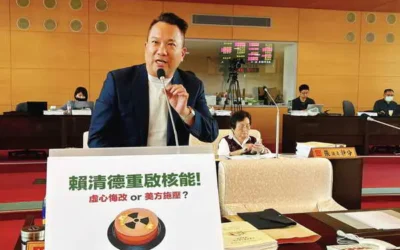 中市議員陳文政疑受美施壓重啟核能?盧秀燕:美方確實擔憂台灣電力不足