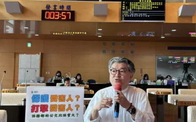 市議員李中質疑,在某種程度上,政府與詐騙集團是共犯結構