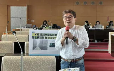 市議員李中要求交通局檢討標線劃設