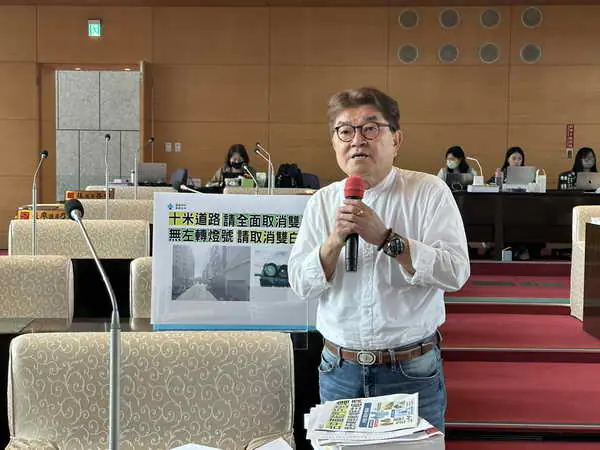 市議員李中要求交通局檢討標線劃設