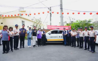 沙鹿公明里巡邏車老舊 中市府補助添購新車提升里隊巡守戰力