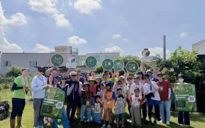 麻芛飄香探索筏子溪 中市水利局帶親子體驗五感食農教育