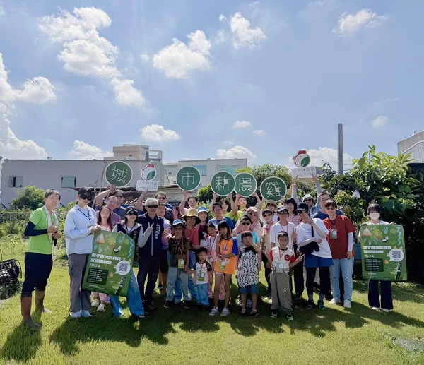麻芛飄香探索筏子溪 中市水利局帶親子體驗五感食農教育1