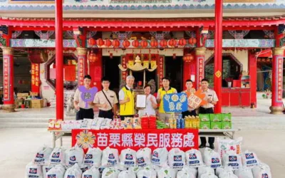 苗栗造橋玄明宮送愛 中彰榮家長輩揪感心
