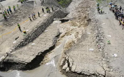 揭開臺灣史上最大堰塞湖潰決之謎 中興大學於惠蓀林場進行馬太鞍溪堰塞湖縮比實驗