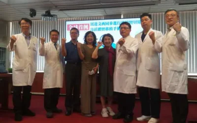 中榮全球首例 二台達文西同步除舊腎植新腎