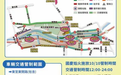 國慶焰火交通重要提醒 共同迎接璀璨國慶