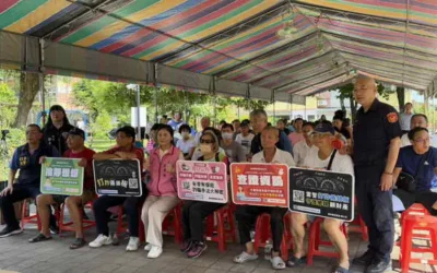 斗六警走入社區 加強防詐宣導守護住戶財產