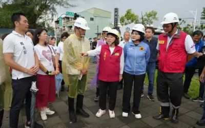 雲嘉兩縣市首長慰勞救災人員 加速完成災後復建