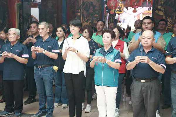 竹山靈德廟城隍宗教文化節開跑 南投縣長許淑華前往敬拜祝壽1