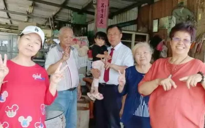 張德欽社長等人拜會油甘大師吳浤景 受到熱烈歡迎招待