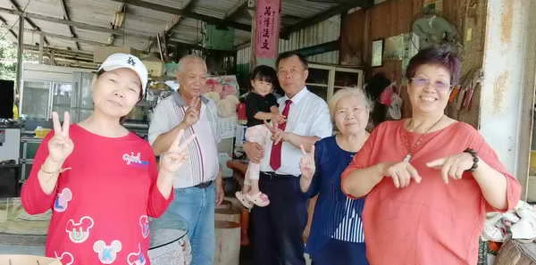張德欽社長等人拜會油甘大師吳浤景 受到熱烈歡迎招待