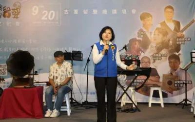 歲月留聲文化遊 古董留聲機講唱 張麗善縣長:透過音樂與場域的結合 感受雲林文化深厚底蘊