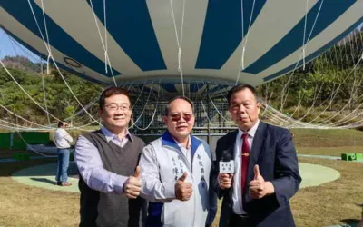 九九峰氦氣球組裝完成　外型29日搶先曝光