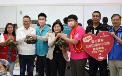 土庫舉辦端午送愛暨推廣米食文化活動 大家齊包粽溫暖弱勢也相挺花生農