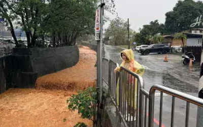 黃馨慧關心大雨排水 守護地方民生