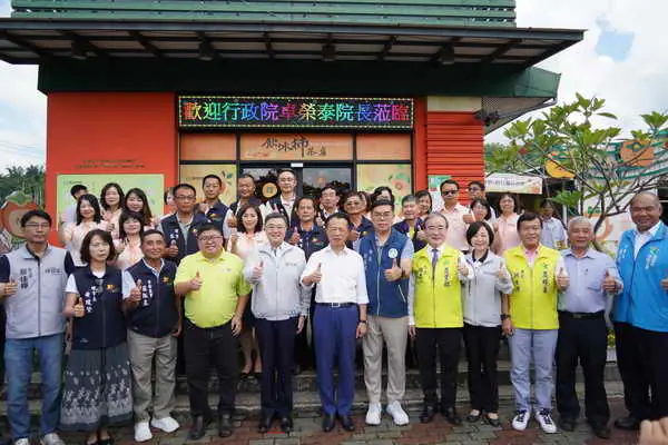 行政院卓院長訪視嘉義縣番路鄉農會 宣布已核定第二期冷鏈計畫1