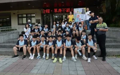 旭光高中國中部學生參訪草屯分局 寓教於樂讓法治觀念紮根