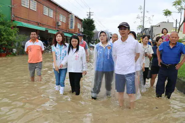 強降雨致雲林多處災情 張麗善勘災1