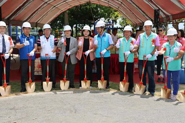 大埤鄉多功能社福空間新建動土 張麗善縣長1
