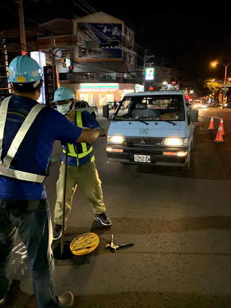 台水十一區鳥嘴潭管線改接工程順利提早完工 彰化地區提前恢復供水