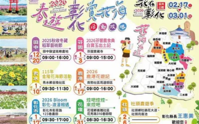 百花盛開的國度 彰化縣花海美景結合農遊體驗迎接全國遊客