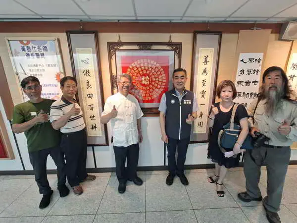 書藝深耕有成 恩主公藝文學苑書法聯展展現十餘年成果於雲林國稅局3樓歡迎蒞臨觀賞1