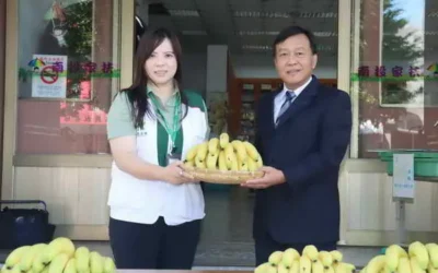香蕉交心暖在心 感恩月關懷活動