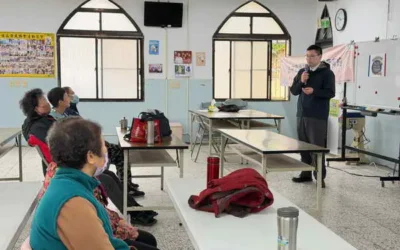 中慈醫師翁任康進社區 推動肺癌防治