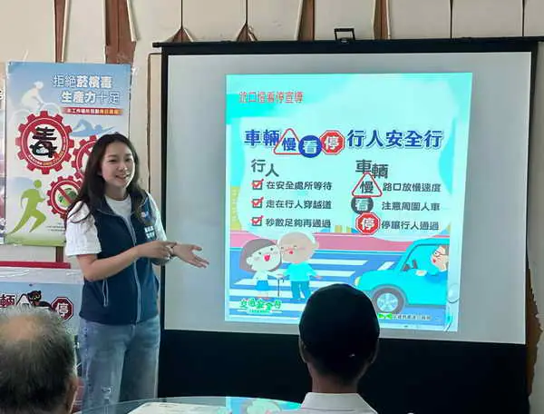 雲林監理站宣導路口停讓 提升行車安全與路權觀念1