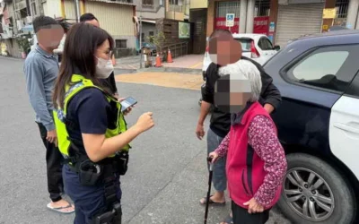 迷途長者街頭徘徊 斗六暖警即時伸援助返家
