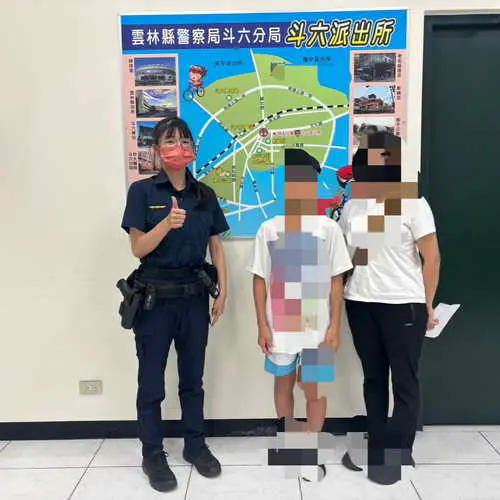 國一生離家出走 斗六警即時關懷助團圓