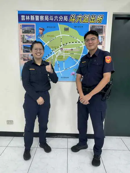 雨中拋錨驚魂 斗六警合力化險為夷1