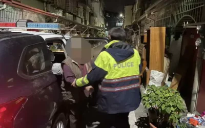 深夜街頭一抹暖光 斗六警守護迷路老婦安全回家
