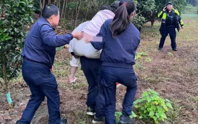 走失十小時驚魂 斗六警守護迷途身影