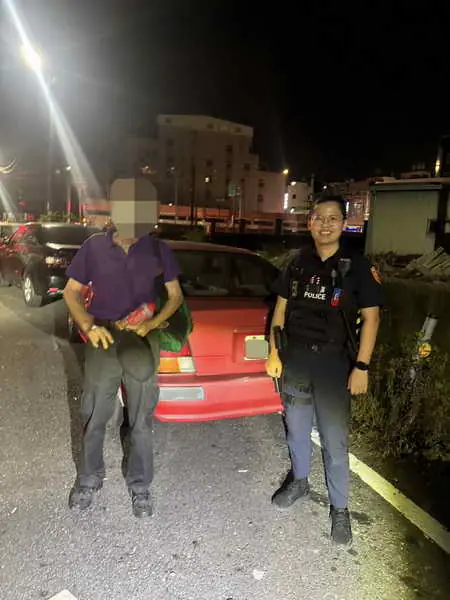 老翁忘記停車處 斗六警成