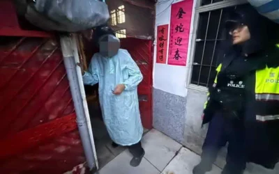 巡邏發現老翁受困路中　斗六警暖心護送平安返家