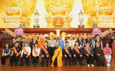 清明追思先烈英魂 林副秘書長出席台中念佛堂護國息災法會 祈願國泰民安、風調雨順