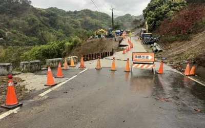 霧峰區暗坑巷便道因豪雨受損封閉 水利局:設有替代道路、主體工程正常推進不受影響